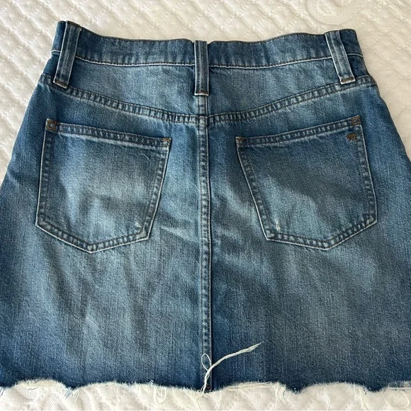 Madewell Women's Denim Skirt - Picture 3 of 7